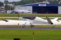 N123EL @ KLAL - Monnett Moni [EAC1002] Lakeland-Linder~N 16/04/2010. This has been converted with a electric engine and given the name of a Electric Flyer-c - by Ray Barber