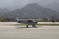 N714HH @ SZP - 1977 Cessna 150M, Continental O-200 100 Hp, taxi off the active - by Doug Robertson