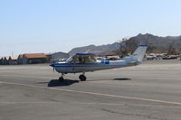 N6967F @ SZP - 1966 Cessna 150F, Continental O-200 100 Hp, taxi - by Doug Robertson