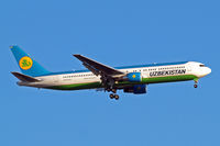 UK67005 @ EGLL - Boeing 767-33PER [40533] (Uzbekistan Airways) Home~G 05/06/2015. On approach 27L.