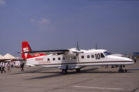 D-CAFE @ LFPB - Dornier Do228-202 in Midway Connection colours at Le Bourget, 1989 - by Van Propeller