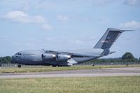 01-0189 @ EGUN - Boeing C-17A Globemaster III 01-0189 assigned to the 155th Airlift Squadron, 164th Air Wing, Memphis ANG starts its take off Roll at Mildenhall