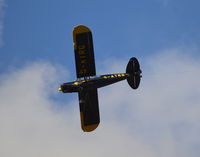 G-ATRG @ EGHL - Glider Tug, Piper PA-18-150 Super Cub at Lasham. Ex 5B-CAB - by moxy