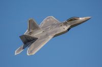 05-4094 @ EGUL - Lockheed Martin F-22A Raptor of the 43rd FS/325th FW, based at Tyndall AFB  banks as it departs Lakenheath - by Steve Buckley
