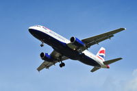 G-EUUY @ EGLL - Landing at LHR