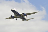 G-EUYE @ EGLL - Landing at LHR