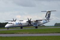 G-ECOE @ EGSH - Flybe old colours
