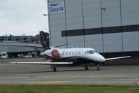 OE-GNP @ EGSH - Parked on the Saxon Ramp