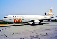 SE-DHU @ LCLK - Larnaca 26.7.93 - by leo larsen