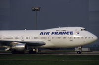 F-BPVS @ LFPG - Air France Boeing 747-228B taxiing at Paris Charles de Gaulle airport, 1983 - by Van Propeller