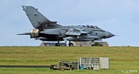 ZD849 @ EGQS - In thrust reverse action during Exercise Joint Warrior 16-2 at RAF Lossiemouth EGQS - by Clive Pattle