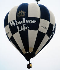 G-BNMG - Lifting off at the 1996 Albuquerque Balloon Fiesta. - by kenvidkid