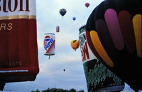 G-MDEW - Lifting off at the 1996 Albuquerque Balloon Fiesta.