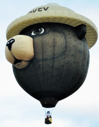 N87SB - Lifting off at the 1996 Albuquerque Balloon Fiesta.