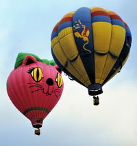 N3610K - Lifting off at the 1996 Albuquerque Balloon Fiesta. - by kenvidkid