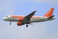 G-EZFJ @ LFPG - Airbus A319-111, Short approach rwy 27R, Roissy Charles De Gaulle Airport (LFPG-CDG) - by Yves-Q