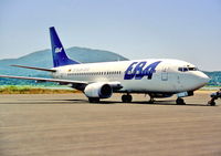 OO-LTO @ LGKR - Corfu 11.8.93 - by leo larsen
