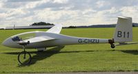 G-CHZU @ EGHL - G CHZU being towed to takeoff area Lasham EGHL - by dave226688