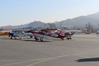 N8702V @ SZP - 1975 Bellanca 8KCAB DECATHLON, Lycoming IO-320 150 Hp, on Transient ramp - by Doug Robertson