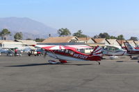 N8702V @ SZP - 1975 Bellanca 8KCAB DECATHLON, Lycoming IO-320 150 Hp, taxi - by Doug Robertson