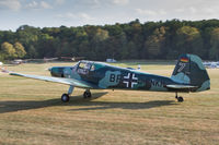 D-ENKM @ EDST - Departing the 2016 Hahnweide Oldtimer Fliegertreffen