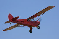 OY-NPS @ EDST - Departing the 2016 Hahnweide Oldtimer Fliegertreffen - by alanh