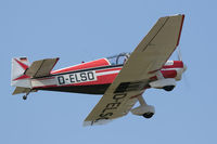 D-ELSO @ EDST - Departing the 2016 Hahnweide Oldtimer Fliegertreffen - by alanh