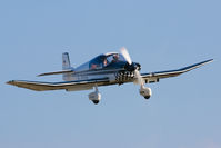 D-EGBO @ EDST - Arriving at the 2016 Hahnweide Oldtimer Fliegertreffen - by alanh