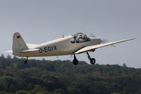 D-EGIX @ EDST - Departing the 2016 Hahnweide Oldtimer Fliegertreffen