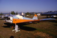 CF-DSH @ N.A. - Bowers Fly Baby in the Canadian Museum of Flight & Transportation, Vancouver, B.C., 1987. Built by Douglas S. Hennessy. - by Van Propeller