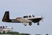 N5254T @ KOSH - Mooney M20J