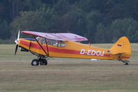 D-EDOJ @ EDST - Taxying for departure at the 2016 Hahnweide Oldtimer Fliegertreffen - by alanh