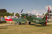D-EGAW @ EDST - On the flightline at the 2016 Hahnweide Oldtimer Fliegertreffen