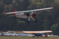 D-ELUM @ EDST - Departing the 2016 Hahnweide Oldtimer Fliegertreffen - by alanh