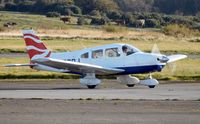 G-EGBJ @ EGFH - Visiting Warrior II. - by Roger Winser