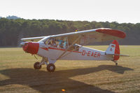 D-EAER @ EDST - Taxying for Departure at the 2016 Hahnweide Oldtimer Fliegertreffen - by alanh