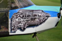 G-TMCB @ X3CX - Close up of nose art. - by Graham Reeve
