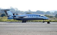 M-ONTE @ EGFH - Visiting P-180 Avanti II operated by Scotia Aviation. - by Roger Winser