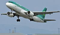 EI-DEP @ EGAC - Seasonal Aer Lingus charter to Verona.
