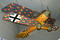 7161 - This Albatros is a late war build that served with Jasta 46 that was formed at Graudenz. It was damaged in combat and was not repaired, eventually finding its way to the USA and was acquired by the Smithsonian. - by Arjun Sarup