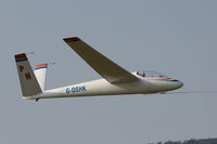 G-OSHK @ EDST - Aerotow launch at the 2016 Hahnweide Oldtimer Fliegertreffen - by alanh