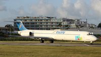 P4-MDD @ TNCM - Insel air P4-MDD departing TNCM
