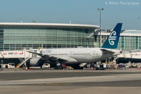 ZK-OKG @ CYVR - Parked at international terminal.