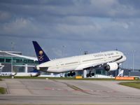 HZ-ARB @ EGCC - At Manchester - by Guitarist