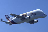 F-GSTC @ LFPB - Airbus A300B4-608ST at Le Bourget, 1999, carrying a reproduction of painting 