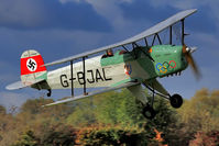 G-BJAL @ EGBR - Resident returning from local flight