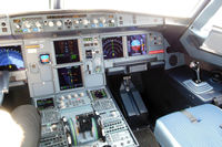 N151UW @ CLT - flight deck...right seat - by Bruce H. Solov