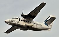 OK-UBA @ EGAC - Departing Belfast City for the Isle of Man. - by Albert Bridge