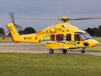F-HCEI @ EGSH - Taxiing to the Babcock apron