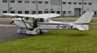 G-OFCM @ EGHH - Visitor at Bliss Avn - by John Coates